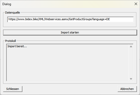 Datei:Bidex Warengruppenschlüssel imporieren.png